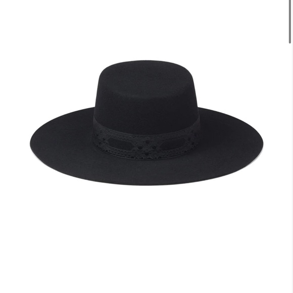 NWTs black lack of color hat size small 55CM - Picture 2 of 5